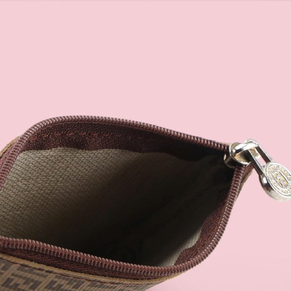 Fendi Vintage Coin Pouch in Zucchino Coated Canvas - Picture 3 of 3